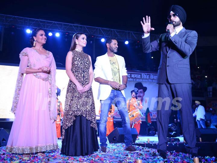 Singh is Bling Team during the Promotions in Delhi