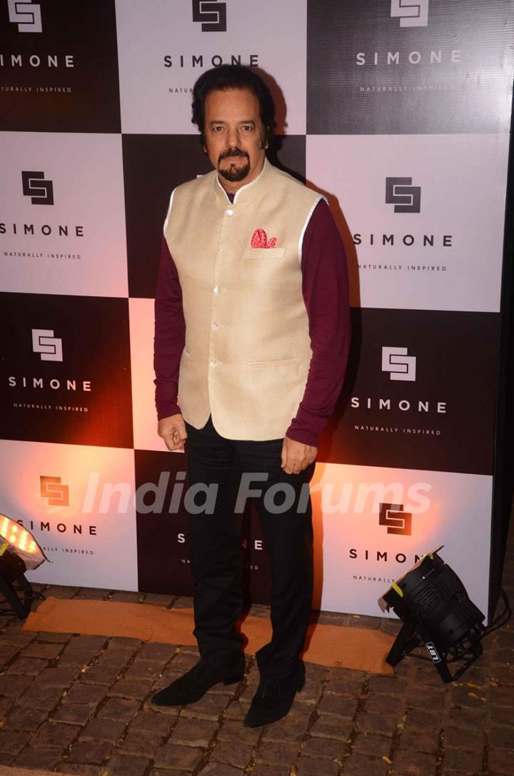 Akbar Khan poses for the media at Simone Khan's Store Anniversary