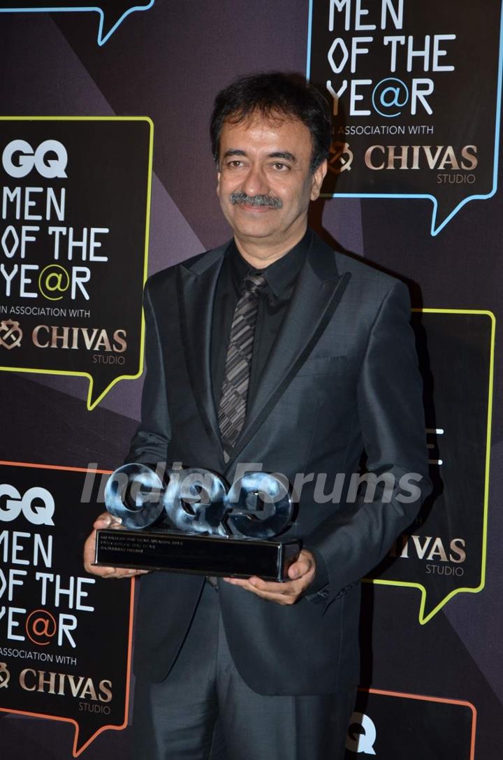 Rajkumar Hirani poses for the media at GQ India Men of the Year Awards 2015