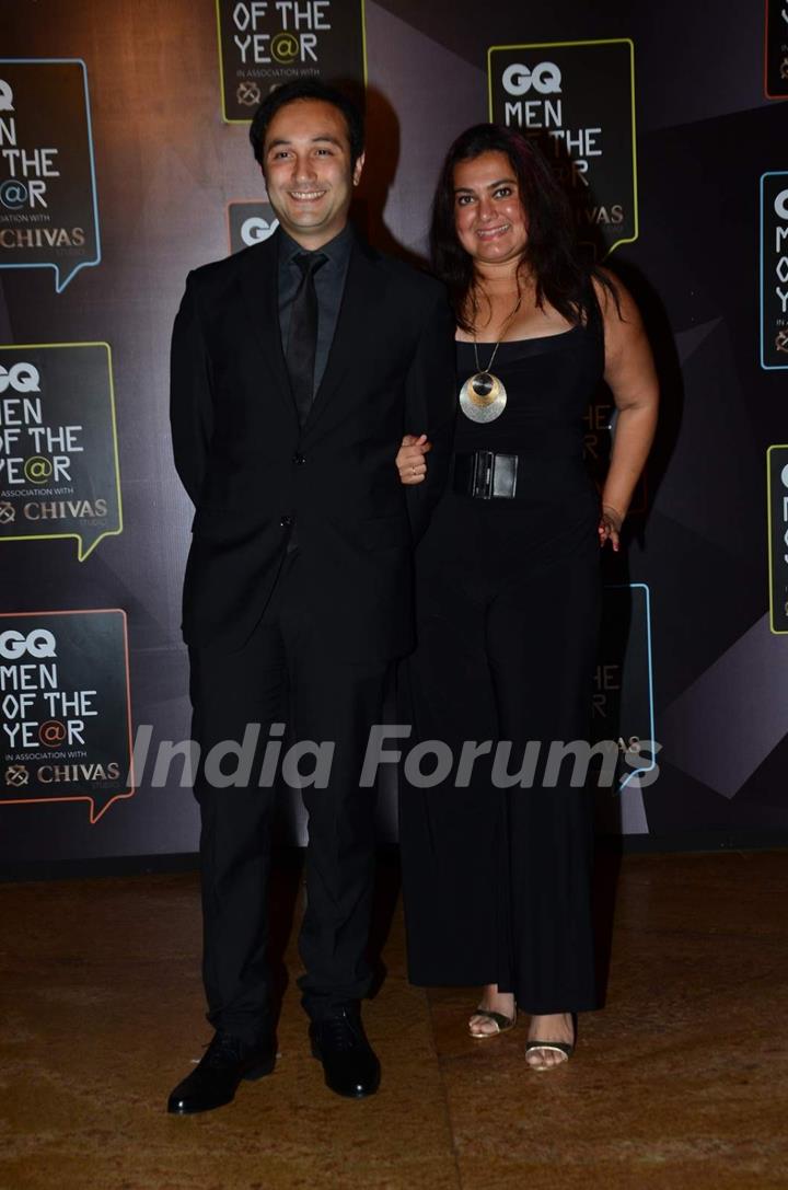 Aditya Hatkari and Divya Palat at the GQ India Men of the Year Awards 2015