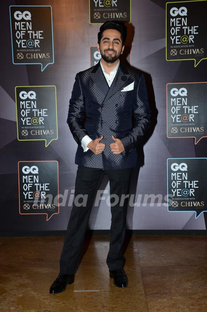 Ayushmann Khurrana at the GQ India Men of the Year Awards 2015