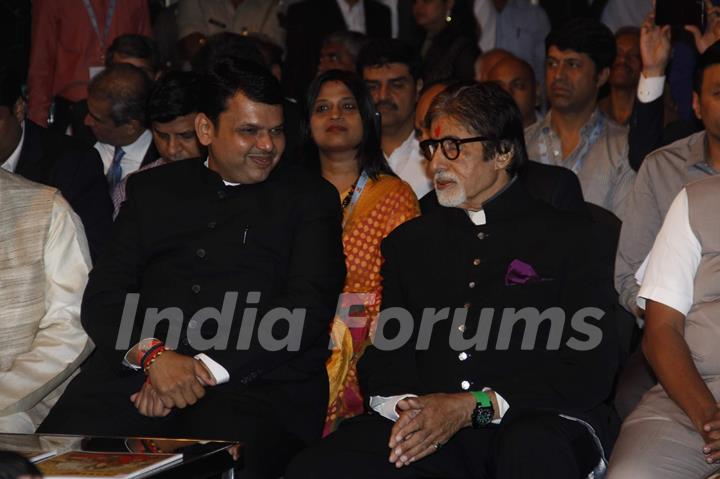 Amitabh Bachchan was snapped at the Tourism Press Meet