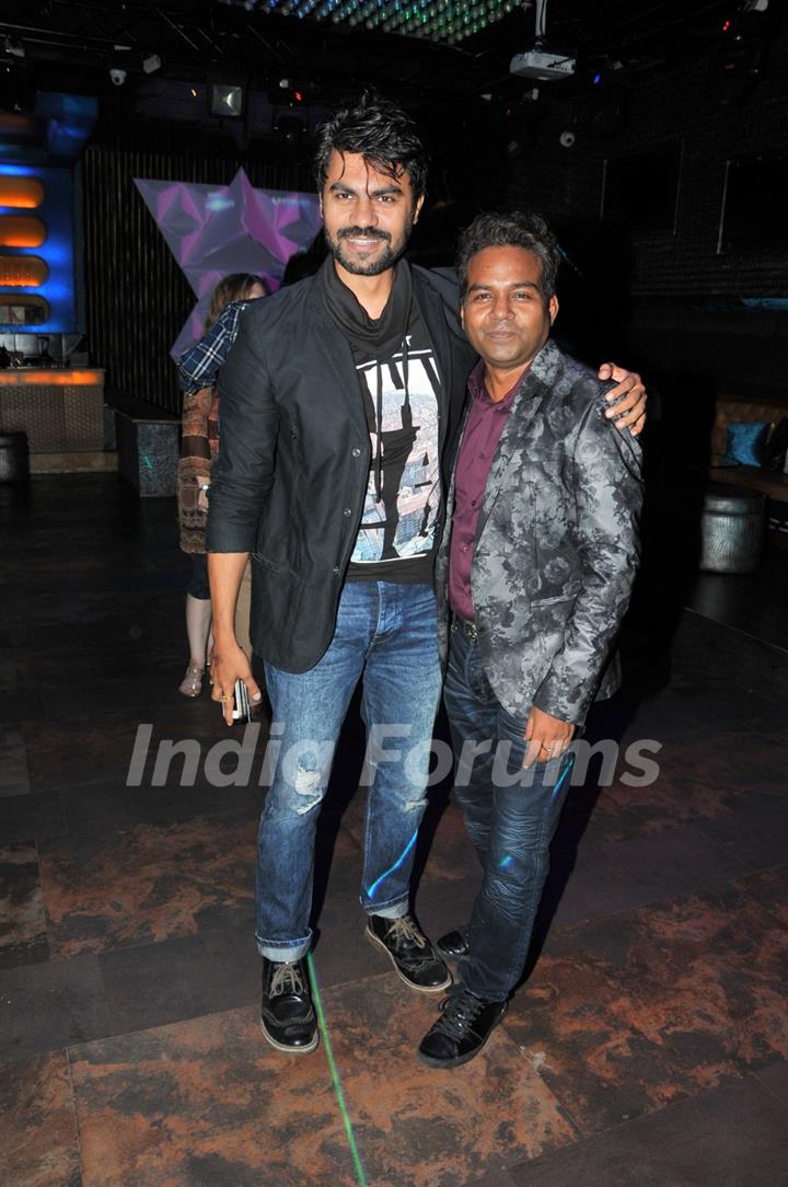 Girish Wankhede with Gaurav Chopra at the Birthday Bash