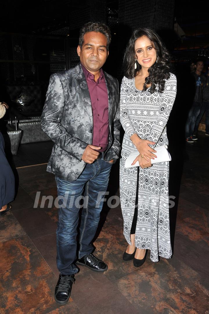 Girish Wankhede with Shweta Khanduri at the Birthday Bash