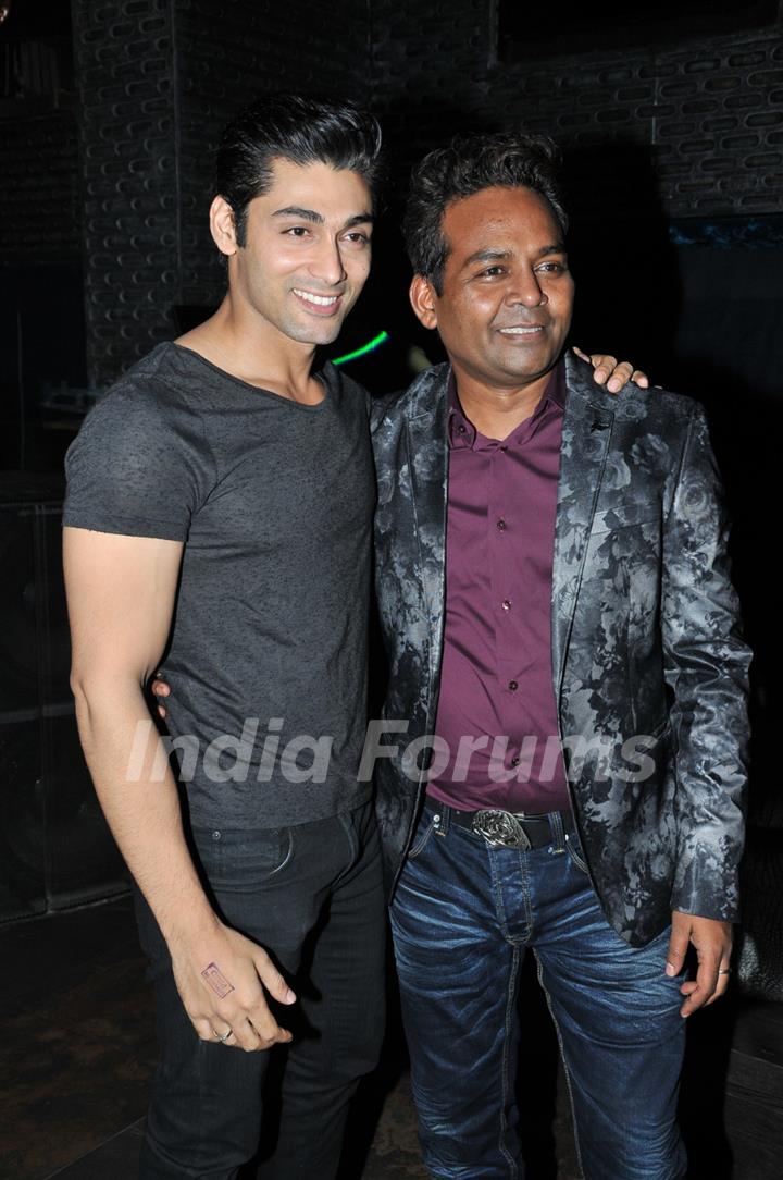 Girish Wankhede with Ruslaan Mumtaz at the Birthday Bash