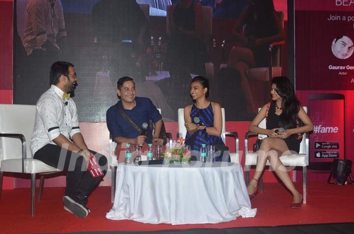 Radhika Apte and Gaurav Gera at Launch of Famestars Live