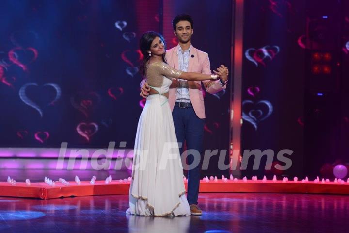 Raghav Juyal and Shakti Mohan During Promotions of Singh is Bling on Dance Plus