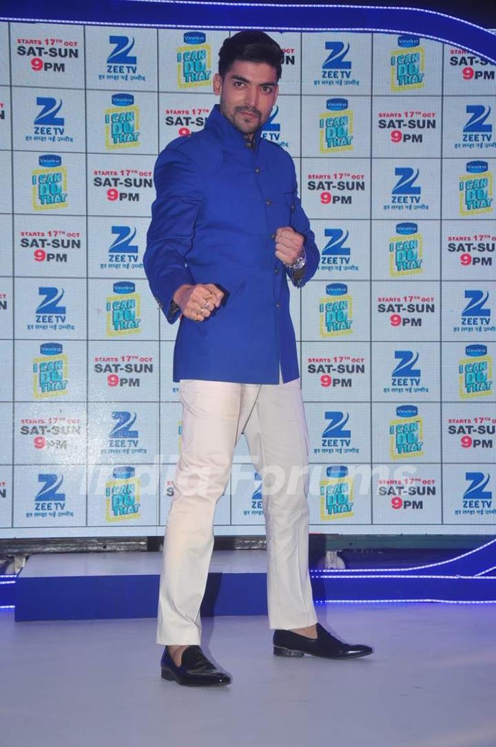 Gurmeet Choudhary at Launch of Zee Tv 'I Can Do That'