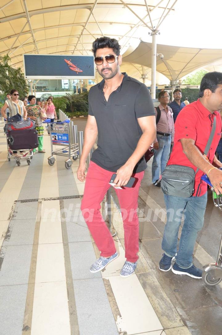 Rana Daggubati was snapped at Airport