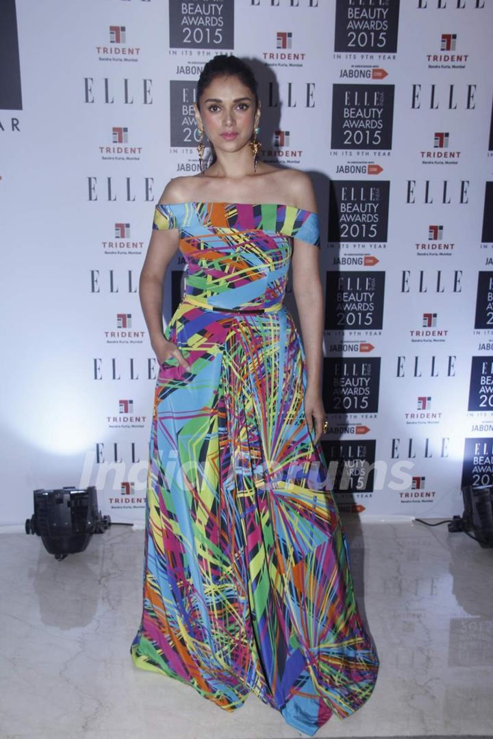 Aditi Rao Hydari was at Elle Beauty Awards