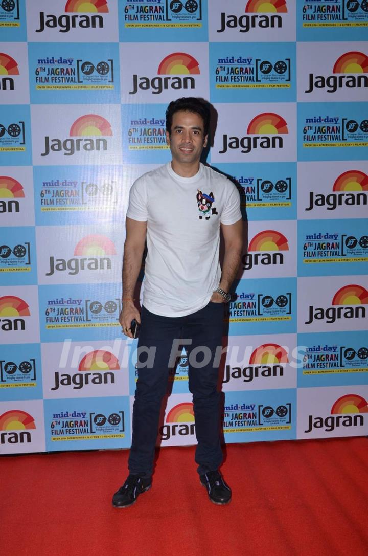 Tusshar Kapoor at Jagran Festival Closing Ceremony