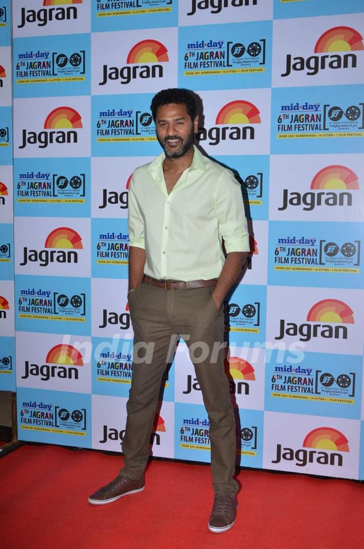 Prabhu Dheva at Jagran Festival Closing Ceremony