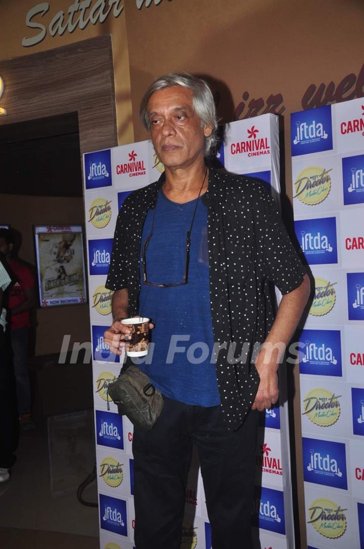 Sudhir Mishra was snapped at Anand Rai Master Class Event