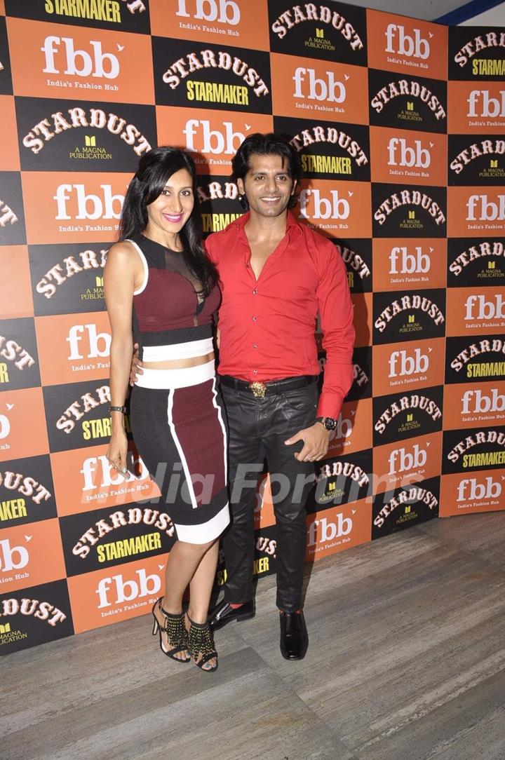 Karanvir Bohra and Teejay Sidhu at Stardust Starmaker Book Unveiling