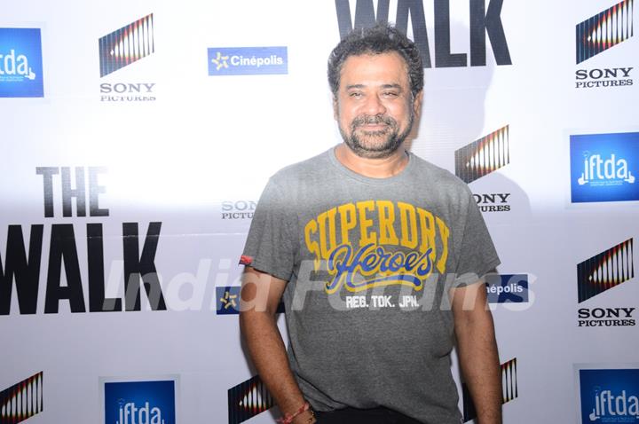 Anees Bazme at Special Screening of 'The Walk'