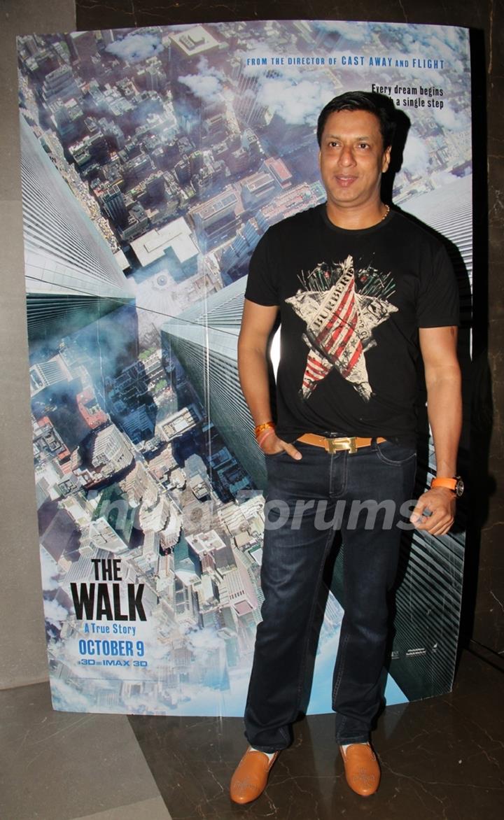 Madhur Bhandarkar at Special Screening of 'The Walk'