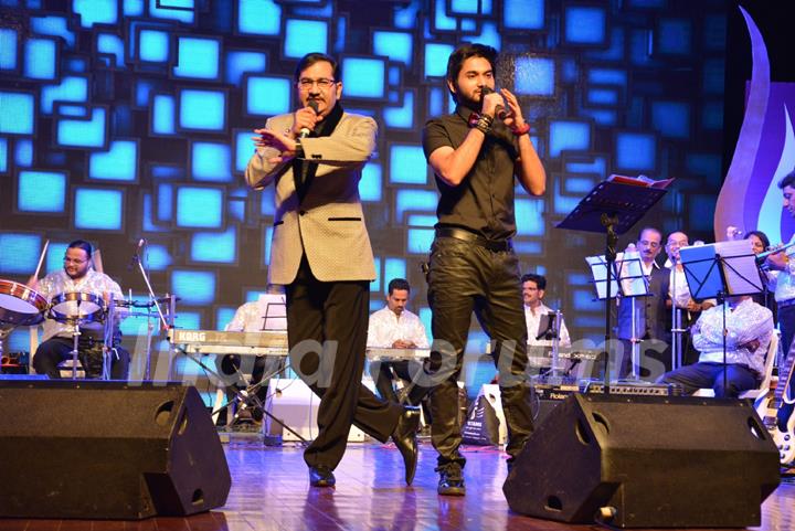 Sudesh Bhosale and Siddhant Bhosale Performs at 'Amitabh Aur Main' Concert