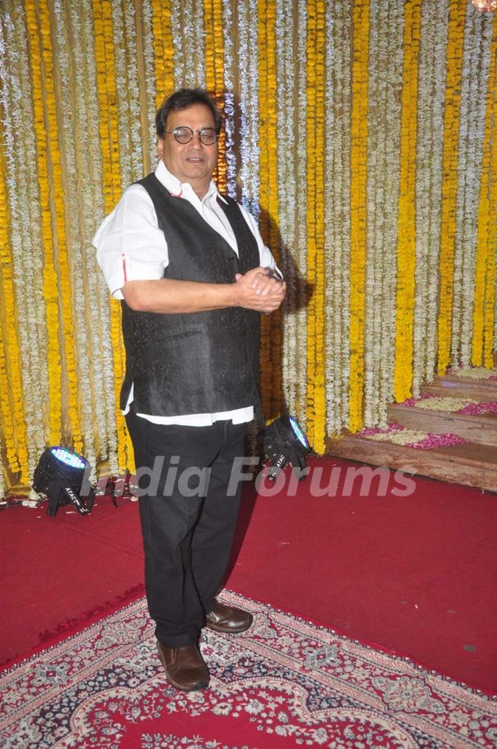 Subhash Ghai at 'Mata Ki Chowki' Hosted By Ronit Roy on His Birthday