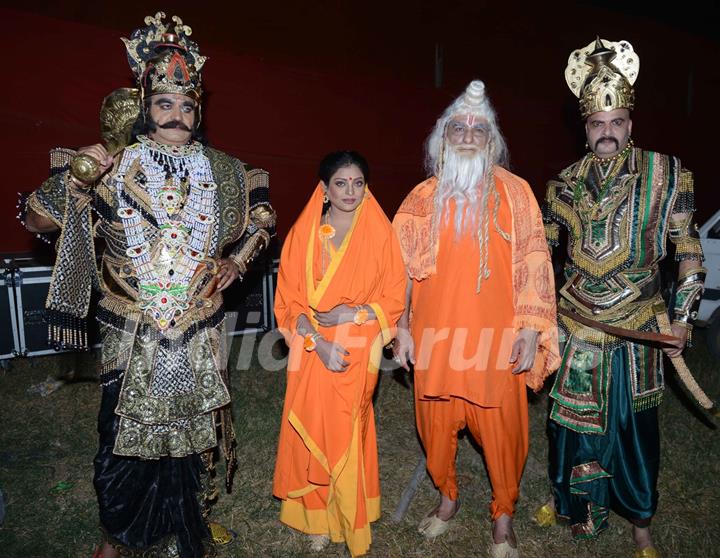 Surendra Pal, Rupa Dutta, Jitendra Singh and Ali Khan at Luv Kush - Ram Leela Dress Rehearsal