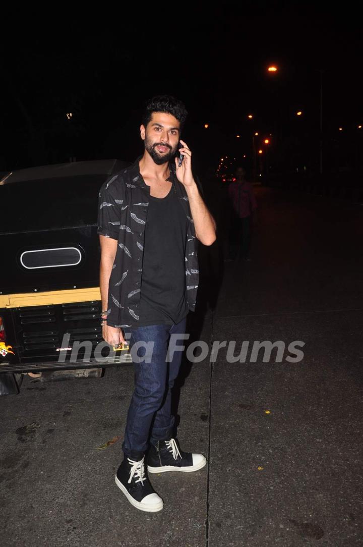 Kunal Rawal was snapped at Sanjay Kapoor's Birthday Bash