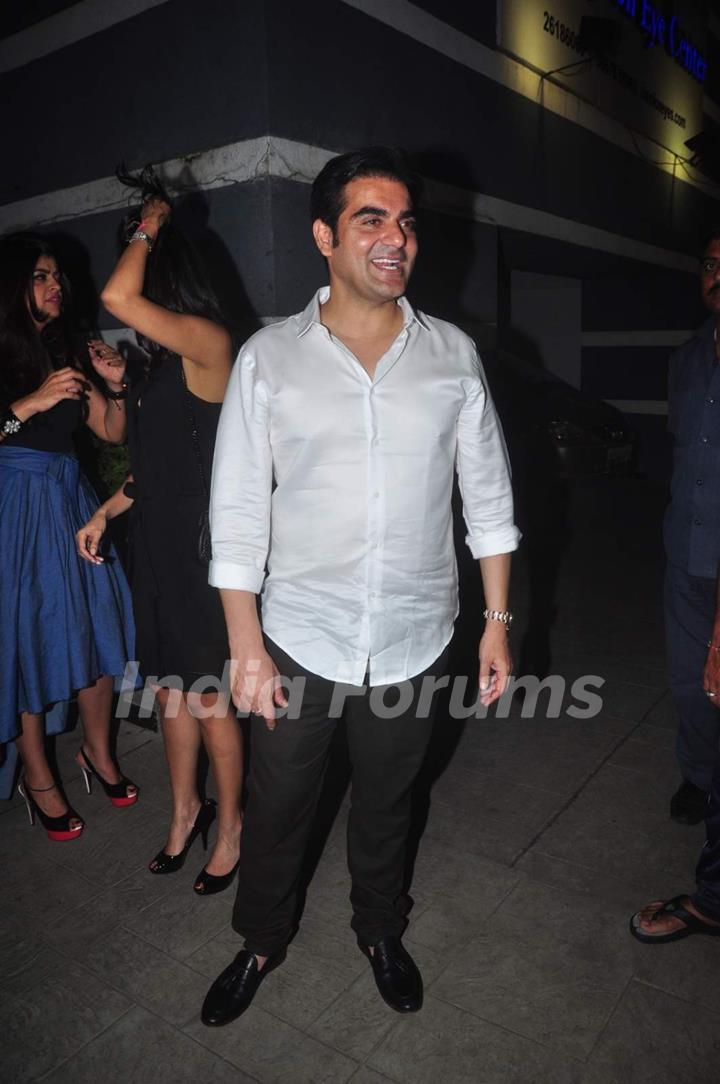 Arbaaz Khan at Sanjay Kapoor's Birthday Bash