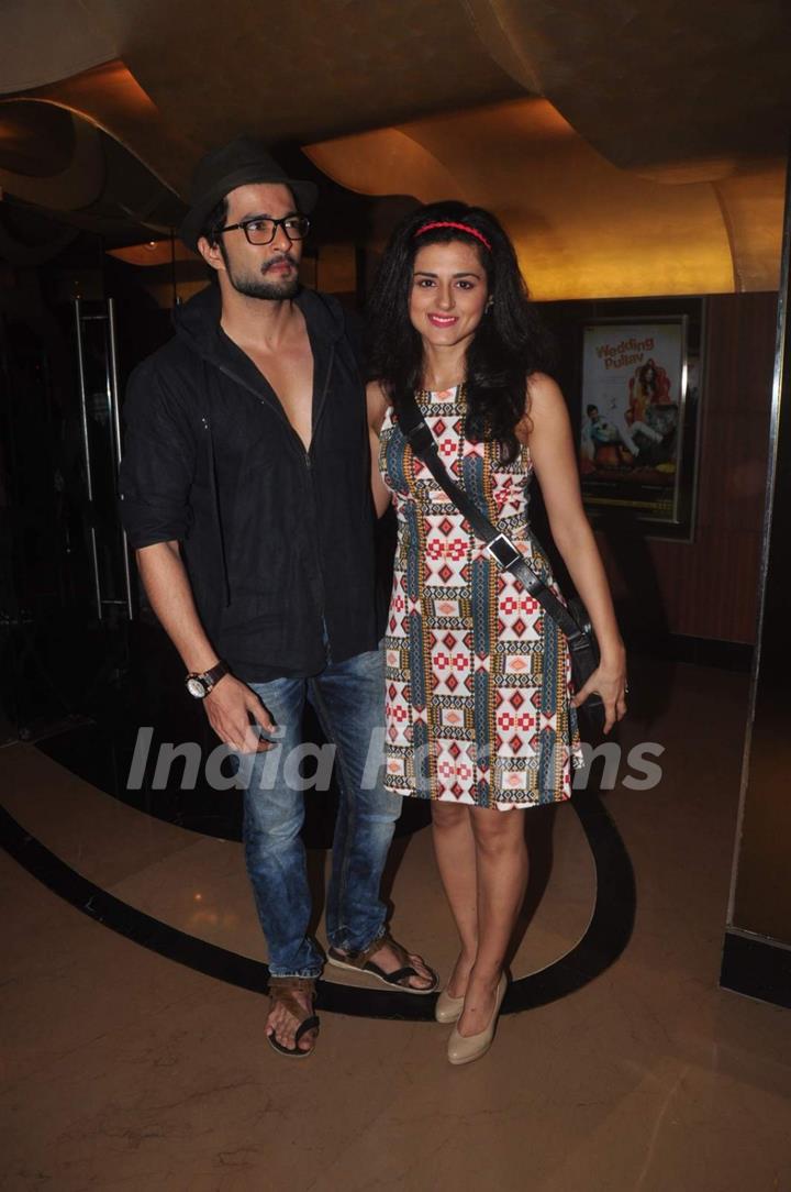 RaQesh Vashisth and Ridhi Dogra at the Premier of Wedding Pullav