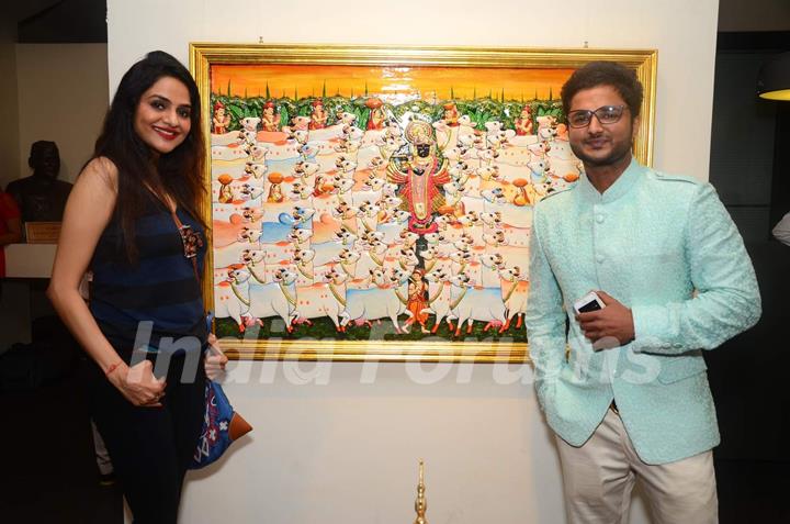 Madhoo at Launch of 'Pichwai' Paintings