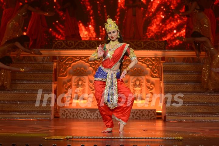 Mouni Roy as Maa Durga in Life OK Dussehra Special Programme - Jeet Jeet Sachchai Kee