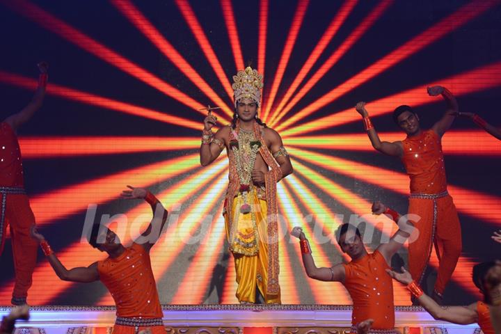 Mrunal Jain as Vishnu at  Life OK Dussehra Special Programme - Jeet Sachchai Kee