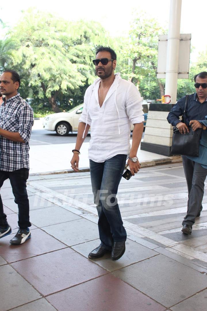 Ajay Devgn Snapped at Airport