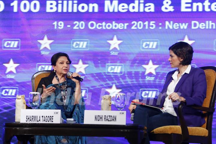 Sharmila Tagore Interacts at CII Big Picture Summit