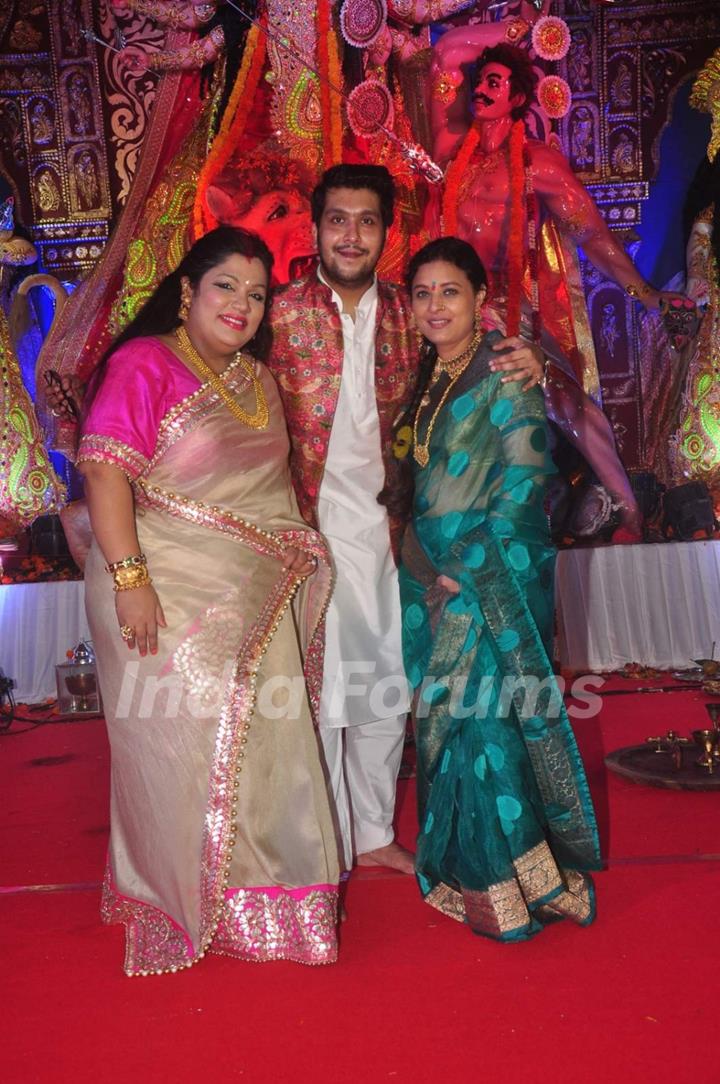 Sharbani Mukherjee at North Bombay Sarbojanin Durga Puja