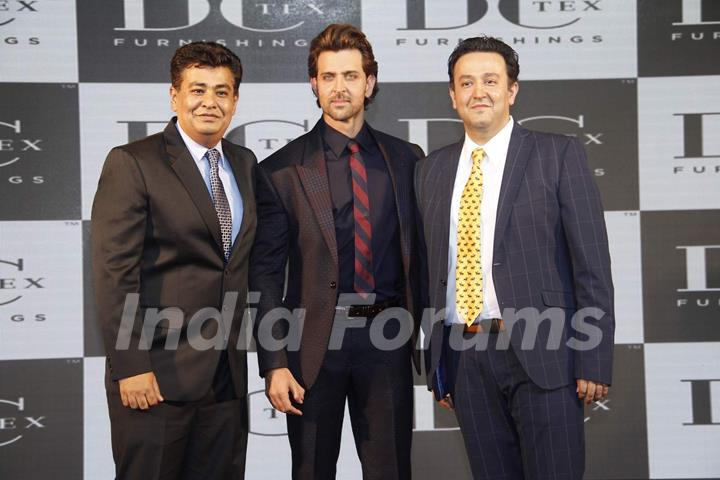 Hrithik Roshan at DCTex Furnishings Press Meet