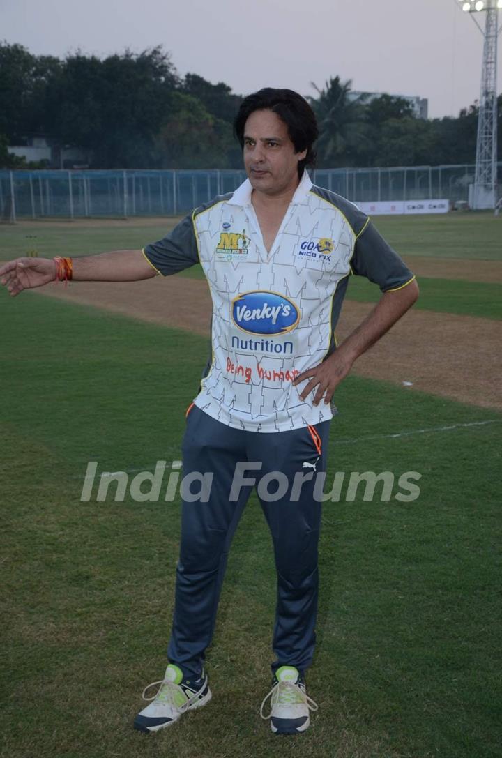 Rahul Roy at Pitch Blue Corporate Match