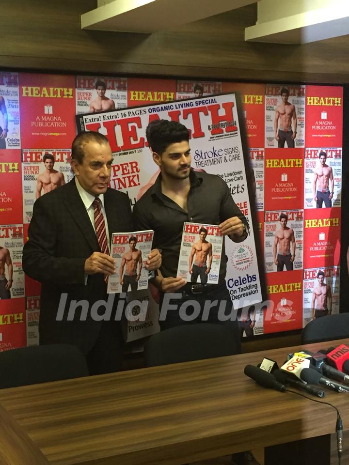 Sooraj Pancholi at Cover Launch of Health and Nutrition