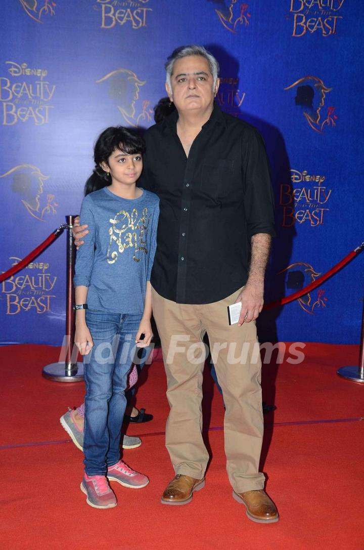 Hansal Mehta at Screening of Beauty and The Beast