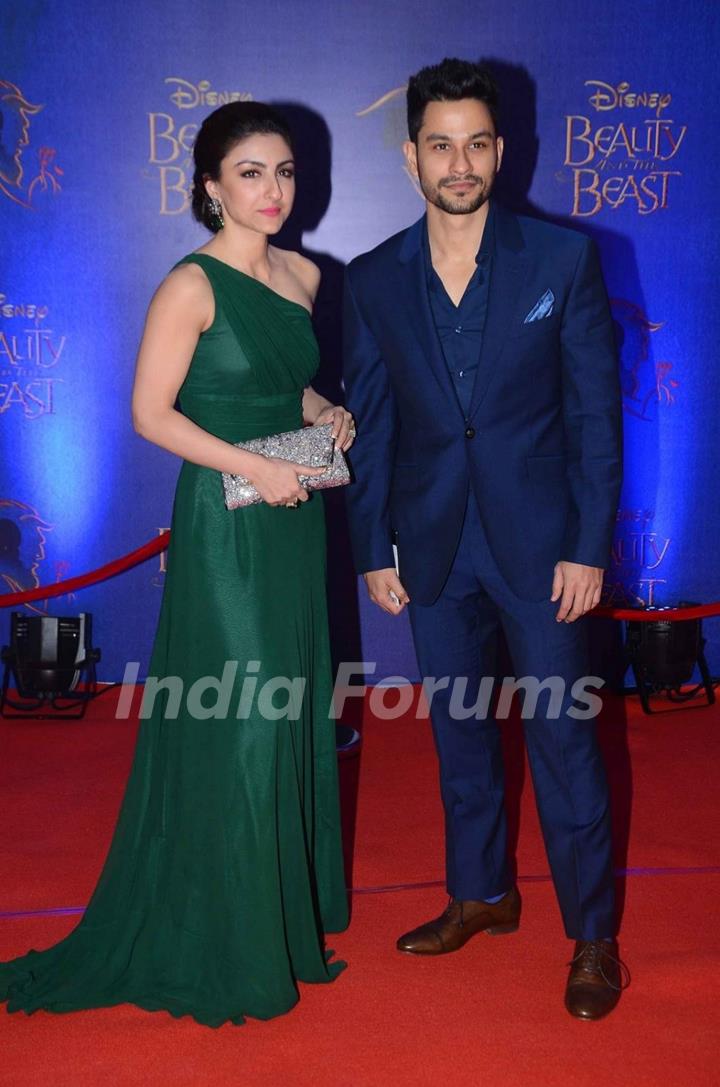 Soha Ali Khan and Kunal Khemu at Screening of Beauty and The Beast