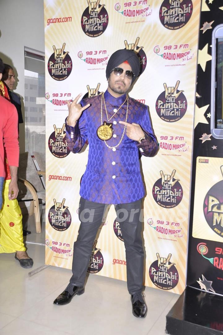 Mika Singh at Launch of 'Yo Punjabi Mirchi' Radio Station