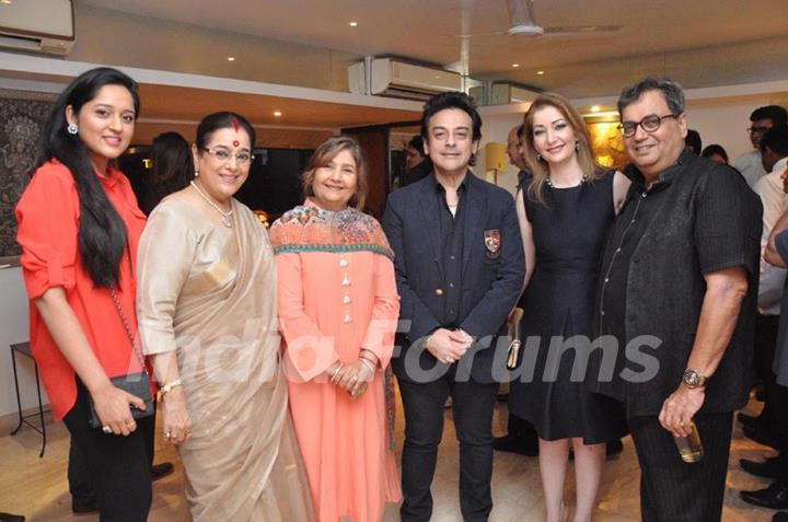 Adnan Sami and Subhash Ghai at Celebration of 37 Years of 'Mukta Arts'