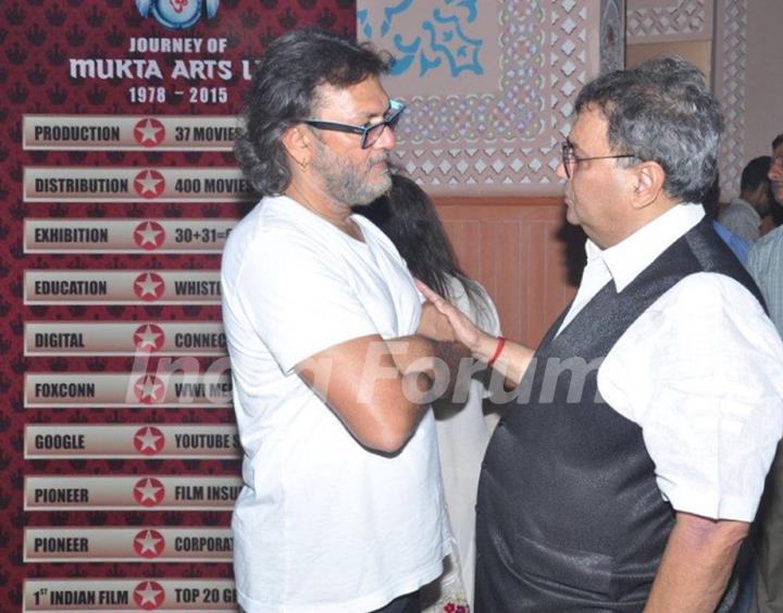 Rakeysh Omprakash Mehra and Subhash Ghai at Celebration of 37 Years of 'Mukta Arts'