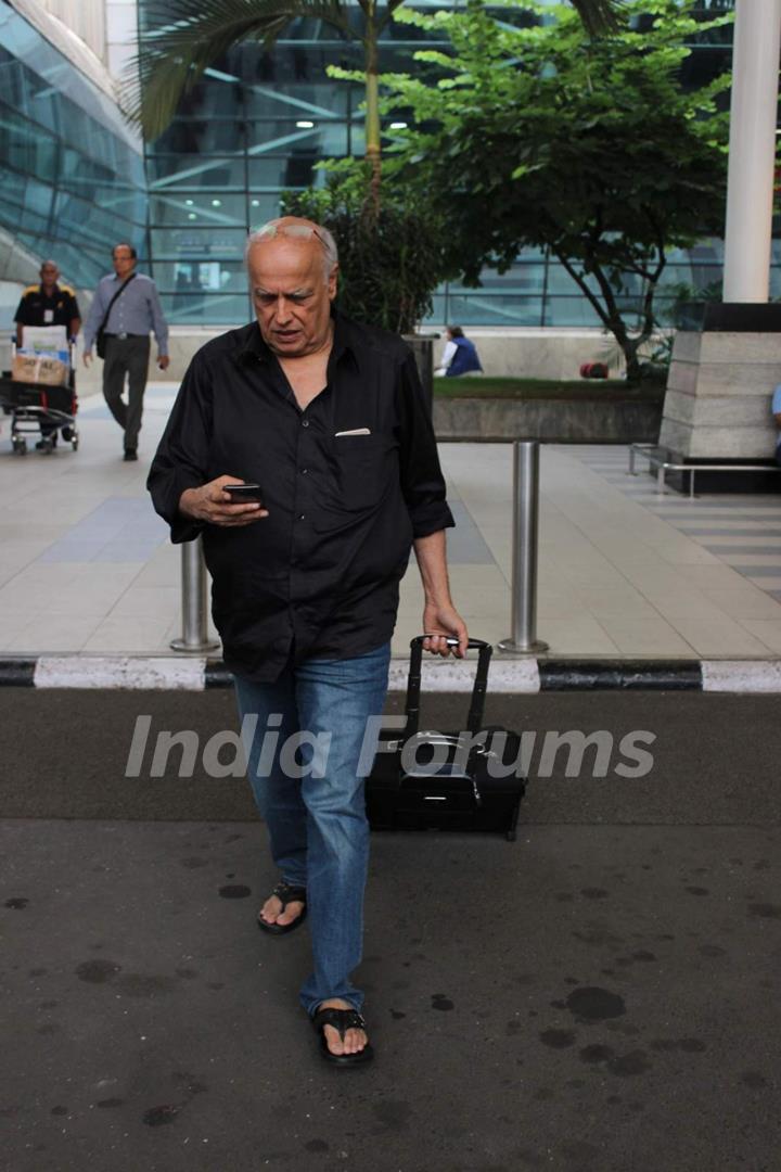 Mahesh Bhatt Snapped at Airport