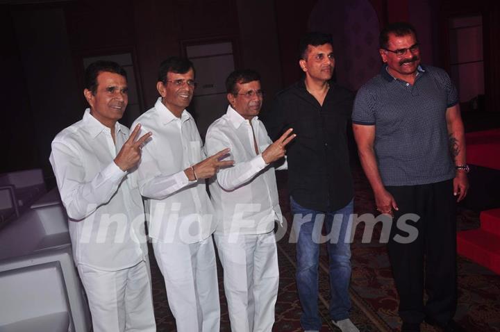 Abbas - Mustan - Hussain  Burmawalla Trio and Sharat Saxena at Success Bash of Pyaar Ka Punchnama 2