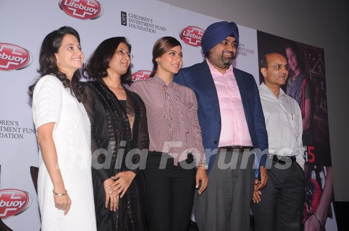 Anupama Chopra and Kajol at Lifebuoy's Help a Child Reach 5 Event