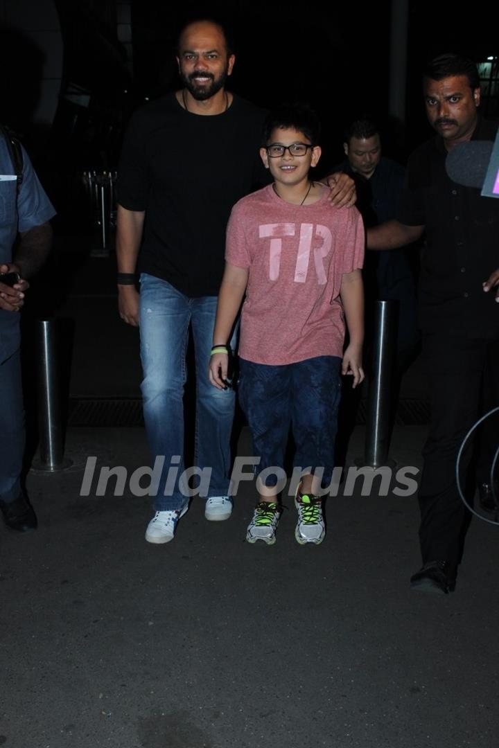 Rohit Shetty was snapped at Airport