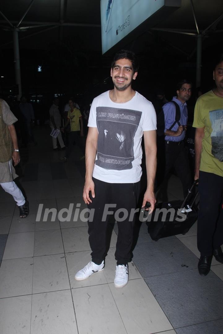 Ayan Mukerji was snapped at Airport