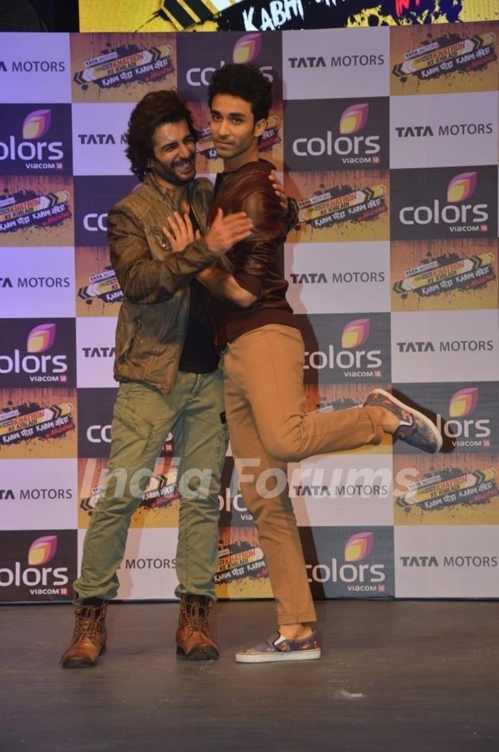 Jay Bhanushali and Raghav Juyal at the Launch of Khatron Ke Khiladi 7