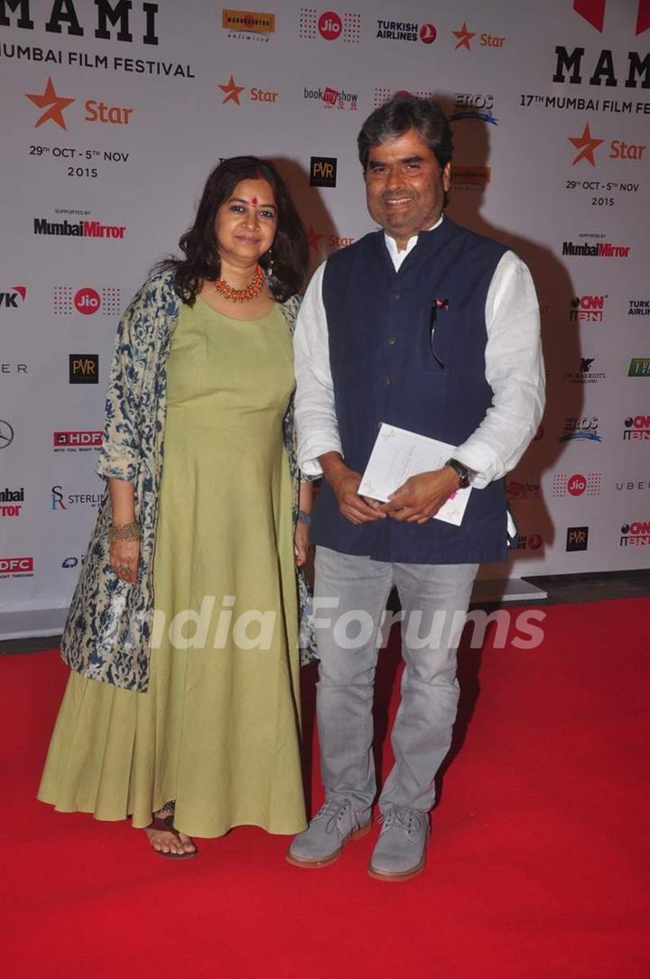 Vishal Bharadwaj and Rekha Bharadwaj at MAMI Film Festival Day 1