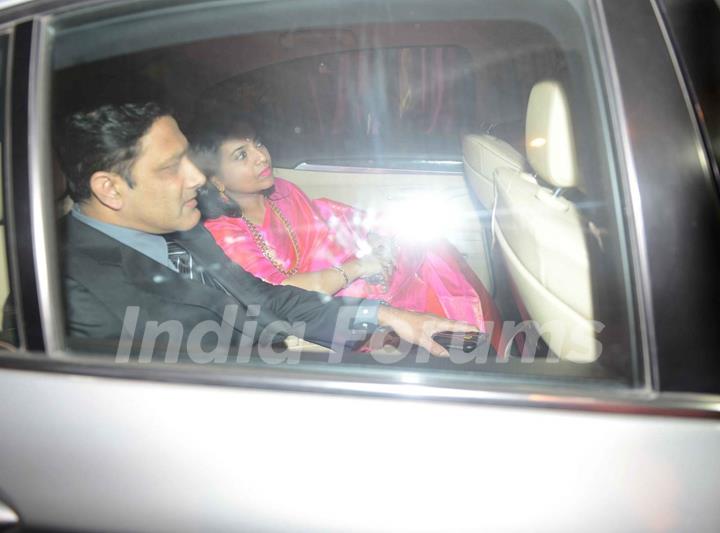 Anil Kumble at Harbhajan Singh - Geeta Basra Wedding Reception