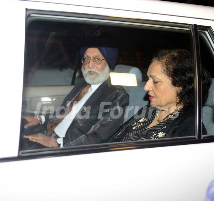 K P S Gill at Harbhajan Singh - Geeta Basra Wedding Reception