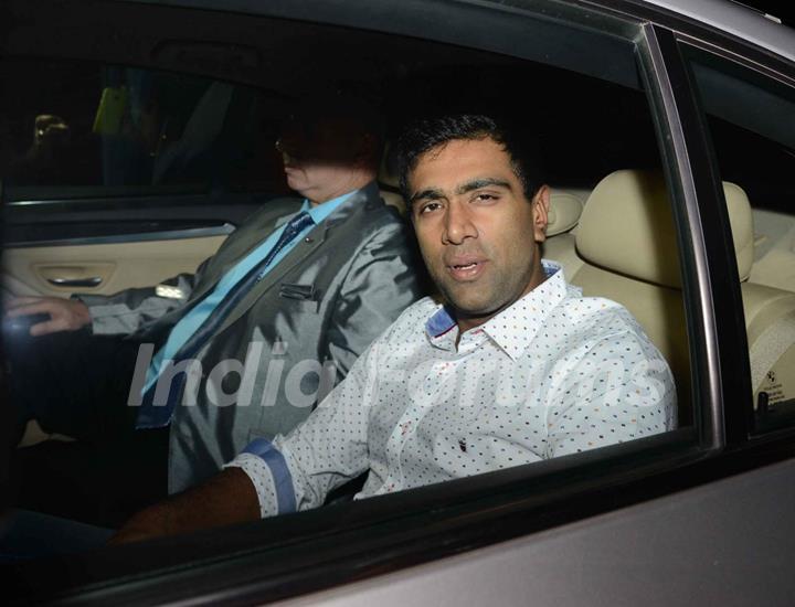 R Ashwin at Harbhajan Singh - Geeta Basra Wedding Reception